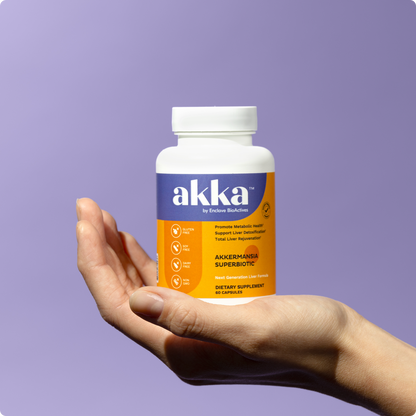 AKKA Premium Liver Cleanse Detox & Repair Superbiotic - Supports Liver Health & Function, Boosts Energy, Digestion & Metabolism with Bioavailable Pasteurized Akkermansia, Non-GMO, Gluten-Free, 60 Caps